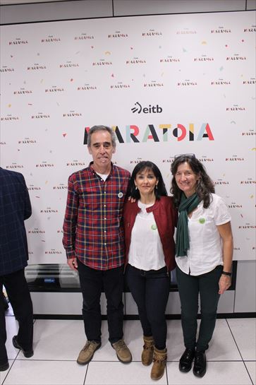 Ainhoa Fernandez, Jose Rica eta Marta Izquierdo