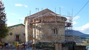 Rehabilitada la deteriorada cubierta de la ermita románica de Cárcamo