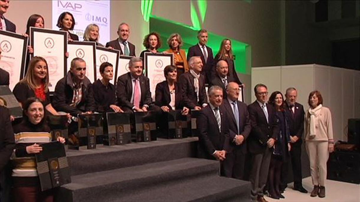 El Gobierno Vasco hace entrega de los premios a la Gestión Avanzada 