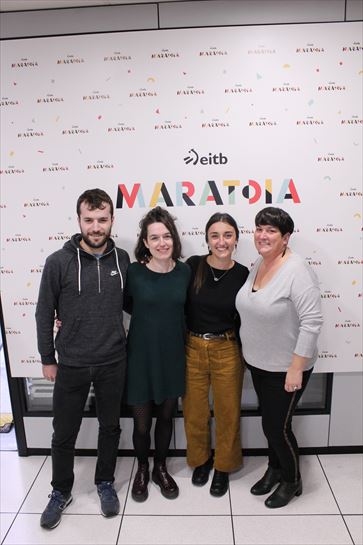 Onintza Enbeita, Josune Arakistain, Uxue Amonariz eta Aitzol Eskisabel