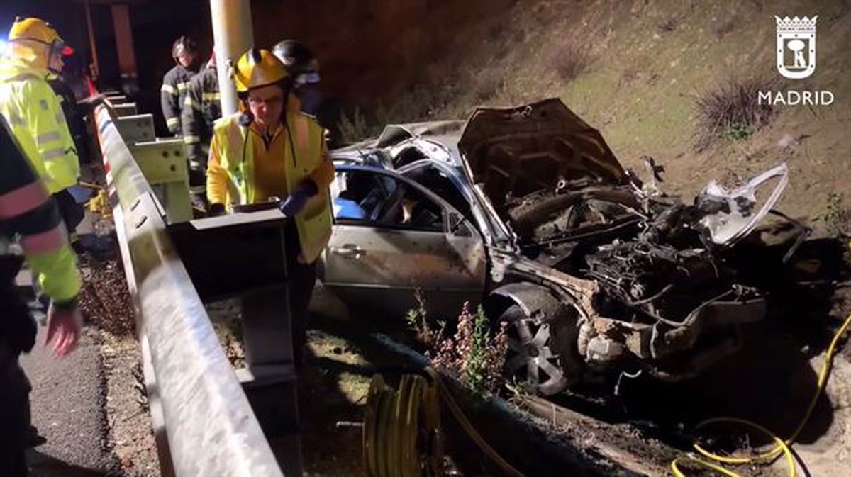 Accidente de tráfico en la M50