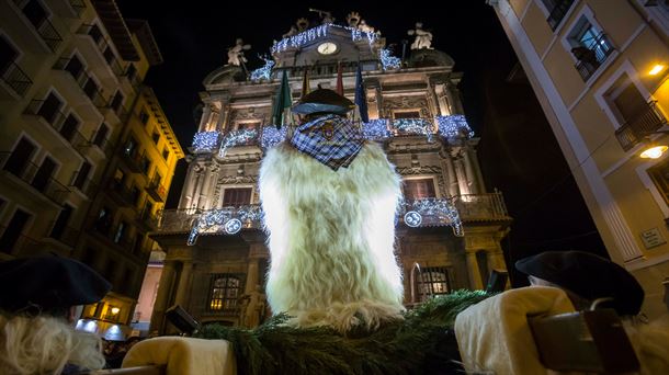 Olentzero en Pamplona/Iruña. Foto: Ayuntamiento de Pamplona/Iruña