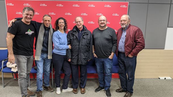 J Gamboa, JC de Rojo, Beatriz Marcos, Ibon Areso, Iñigo Lejarza y el dtor Rafael Alcaraz            