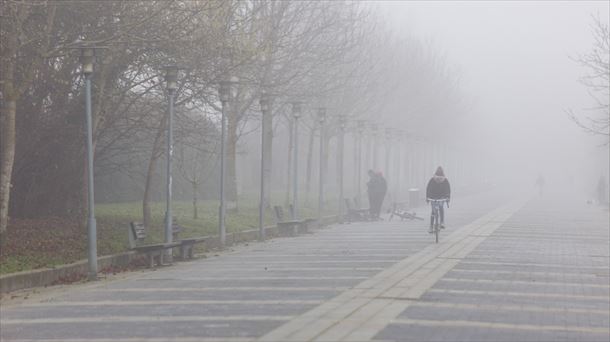 La niebla está siendo protagonista en Vitoria-Gasteiz