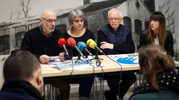 Comparecencia de Sare en Donostia-San Sebastián. Foto: EFE/Javier Etxezarreta