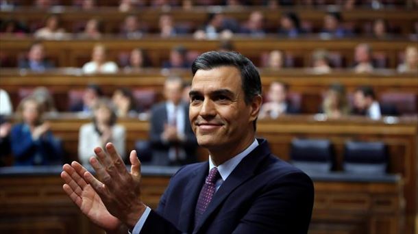 Pedro Sanchez, Espainiako Gobernuko presidentea. 