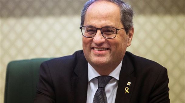 Quim Torra Generalitatearen presidentea, artxiboko irudian. Argazkia: Efe