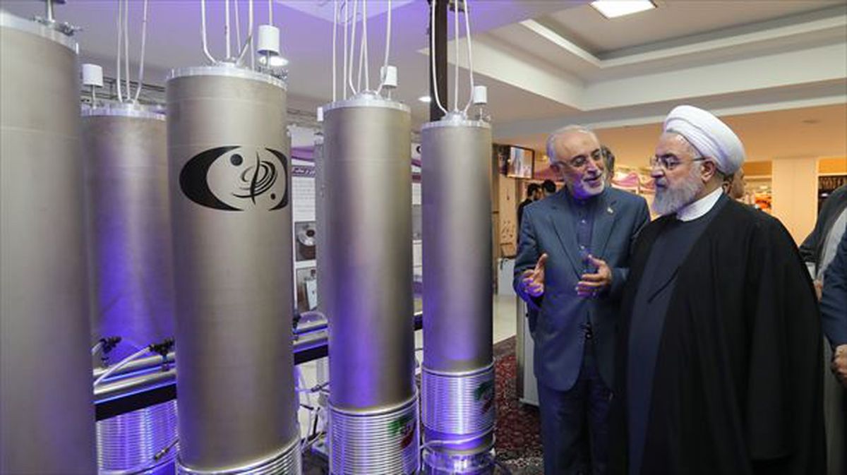 El presidente Rohani investiga tecnología nuclear.