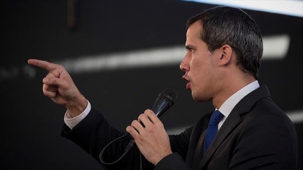 El líder opositor venezolano, Juan Guaidó, ha llamado a la ciudadanía a ''levantarse''. Foto: EFE. 