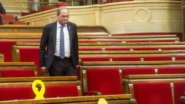 Quim Torra, el presidente de la Generalitat.