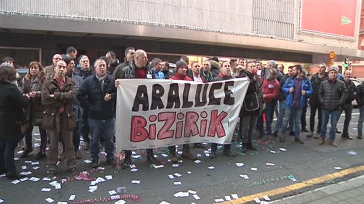 Protesta en Bilbao