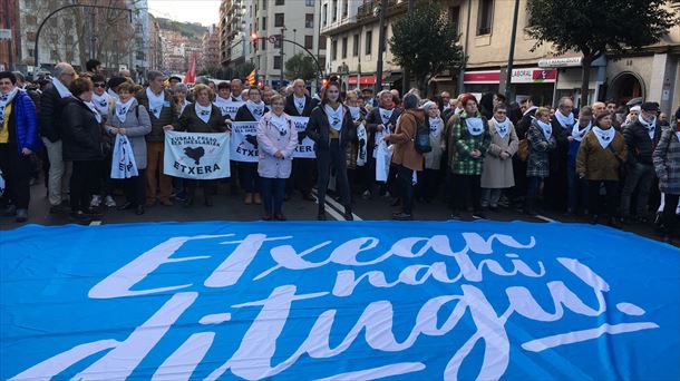 Manifestación por los derechos de los presos. Foto: Sare