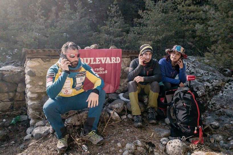 Alex Txikon, Iker Mediavilla y Paki Vicedo en Nepal