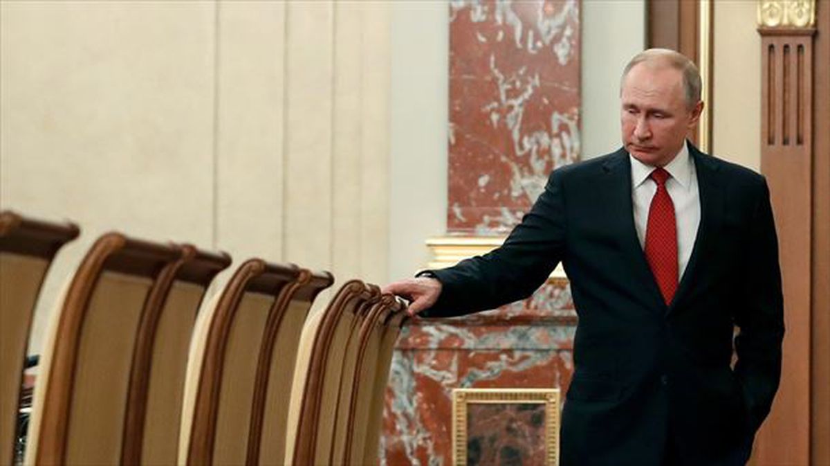 Vladímir Putin, el presidente de Rusia. 
