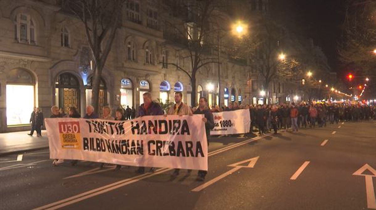 Manifestación en Bilbao / EiTB