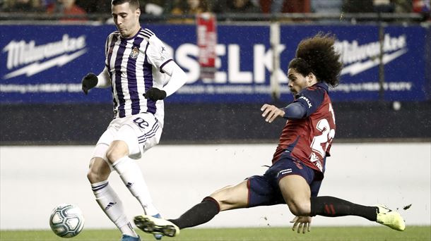 Aridane en un partido frente al Valladolid