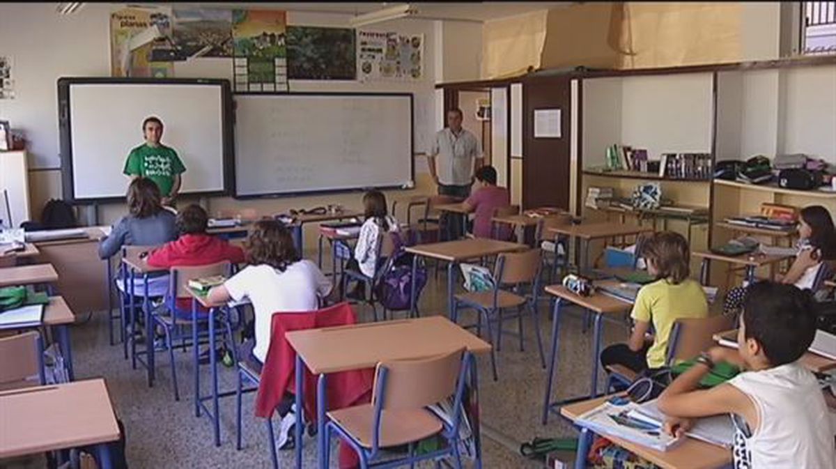 Imagen del interior de un aula escolar