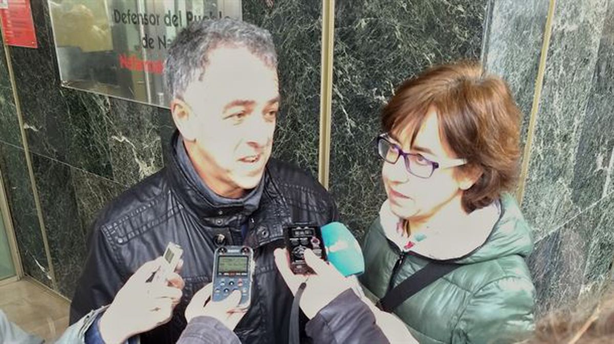 Mikel Manzano, al acudir a dependencias del Defensor del Pueblo