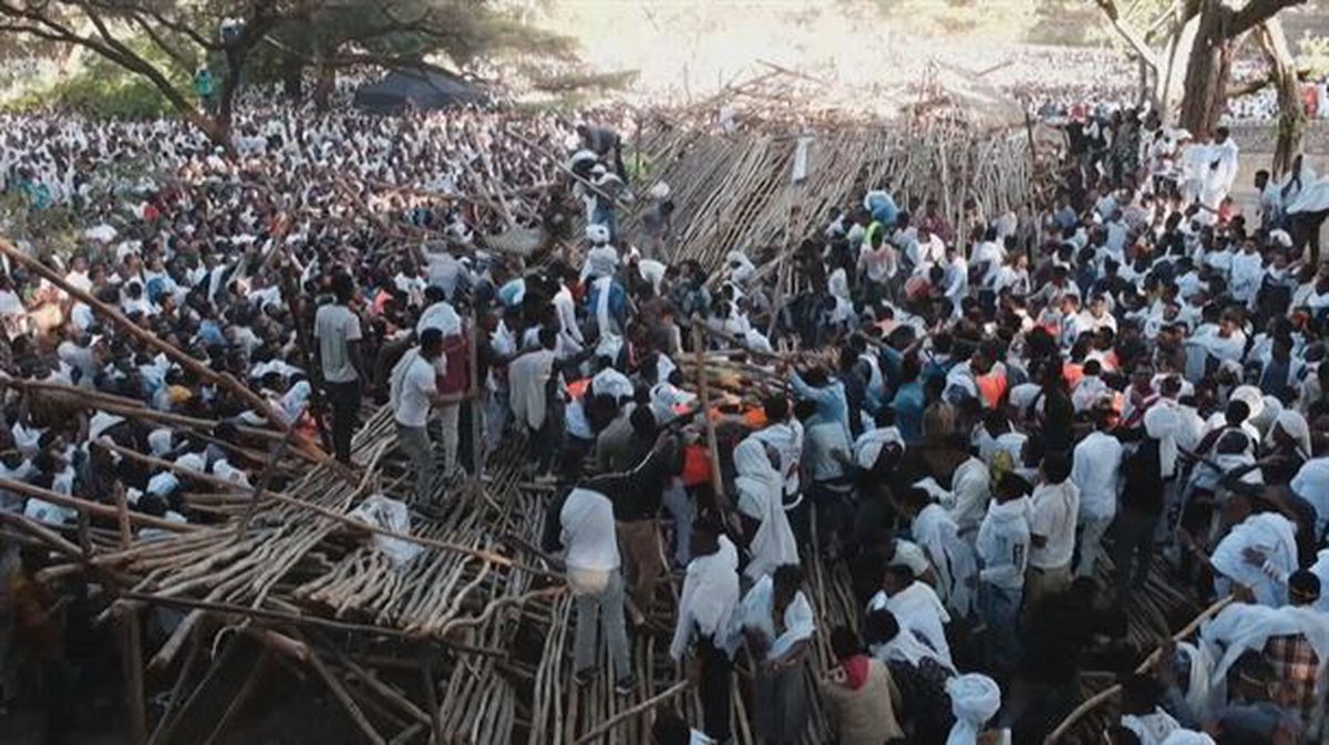 El derrumbe ha ocurrido en la ciudad de Gondar