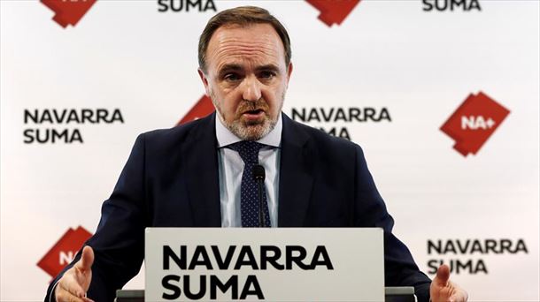 Javier Esparza Navarra Sumaren Parlamentuko bozeramailea. Argazkia: Efe