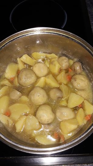 Patatas con champis. Erlantz