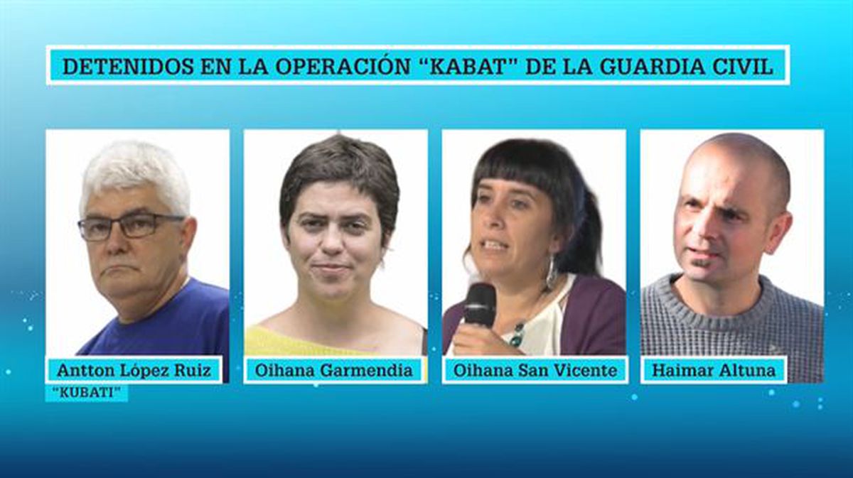 Oihana San Vicente, Antton López, Oihana Garmendia y Haimar Altuna