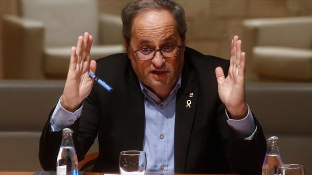 Quim Torra, según ratifica el Supremo, no tendrá acta de diputado. Foto: EFE. 