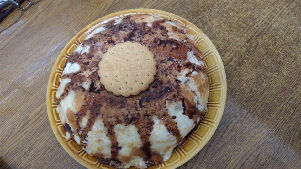 Puding de pan al microondas