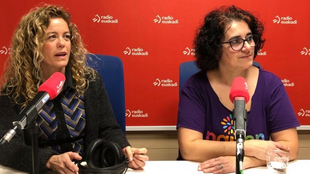 Bea Sever y Abene Rodriguez, de la asociación Naizen.