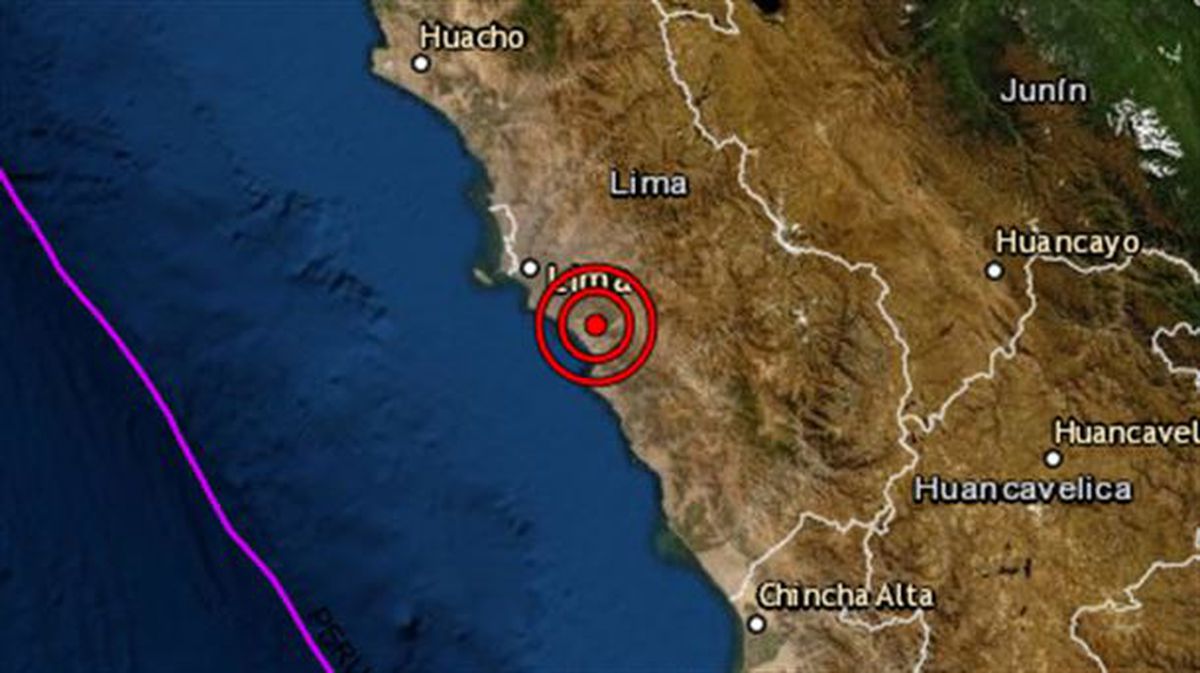 El sismo ha tenido lugar en Chilca, al sur de Lima. 