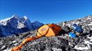 Campamento en el Himalaya