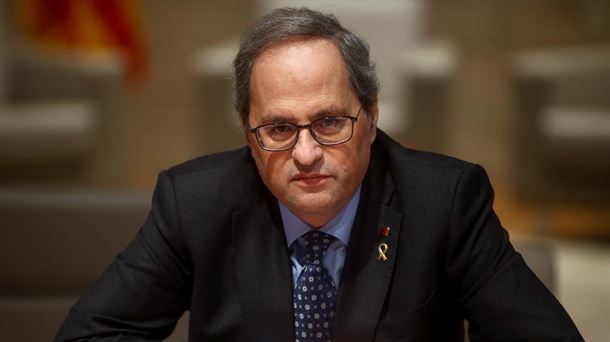 Quim Torra, president de Cataluña. Foto: EFE.