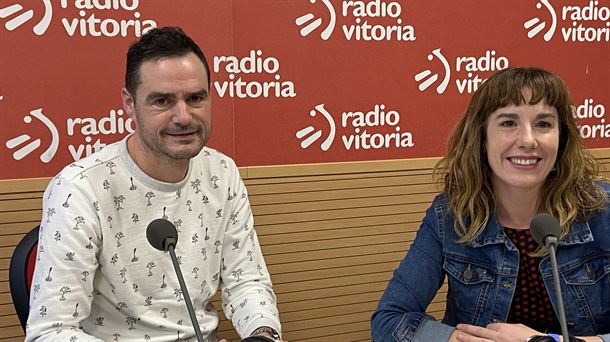 Ibon Idiren (Denon Eskola) y Ainhoa Astigarraga (Plataforma escuela pública)