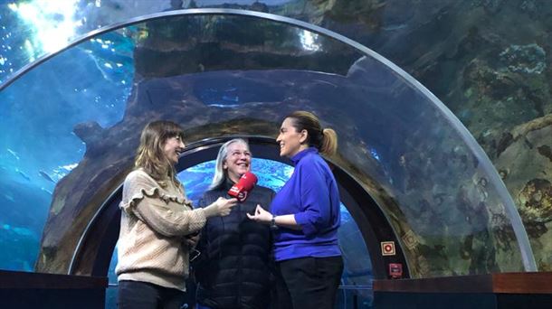 Visita en Crónica de Euskadi del Fin de Semana al Aquarium de Donostia. 