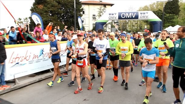 Zigor Iturrieta en el Istrian Marathon.