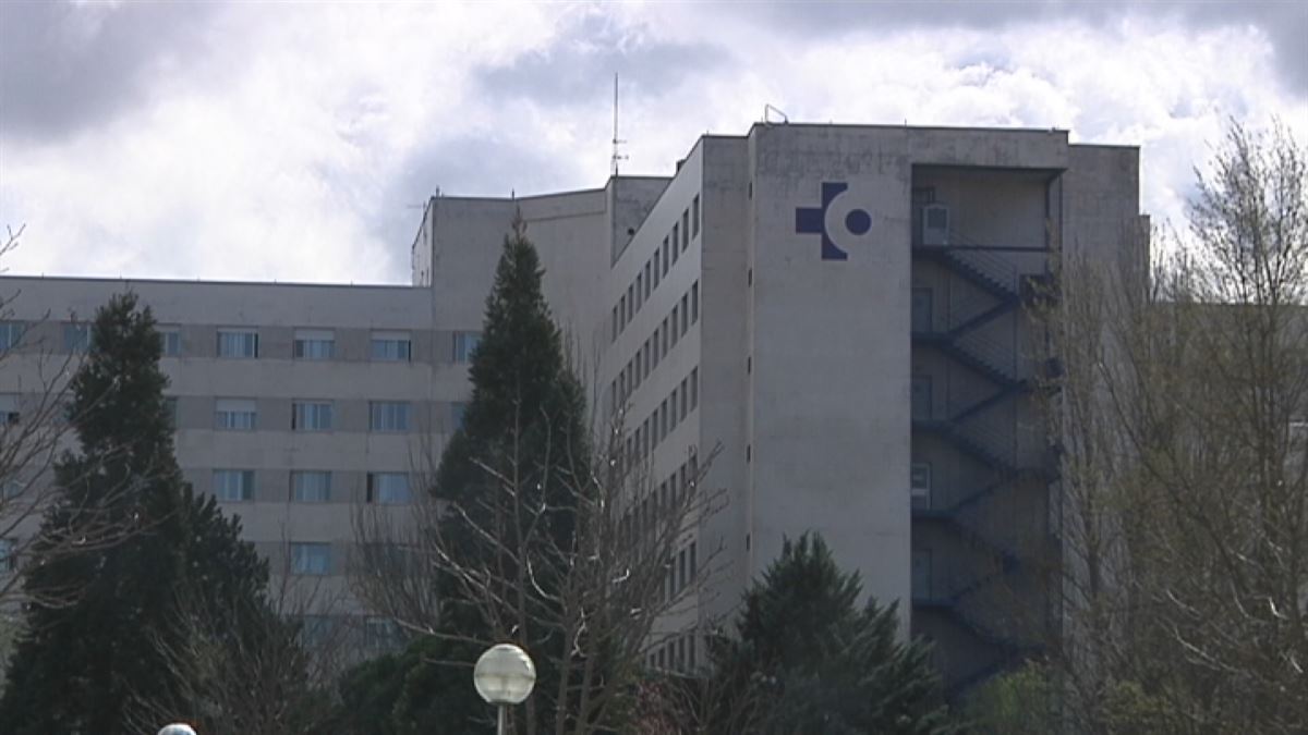 Imagen del hospital de Txagorritxu de Vitoria desde lejos