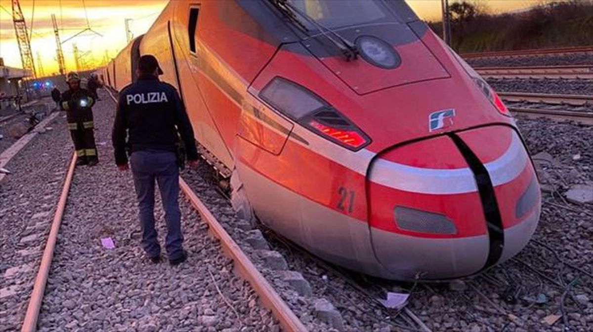 Accidente de tren en Italia.