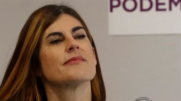 Miren Gorrotxategi, candidata a lehendakari por Elkarrekin Podemos-IU. 