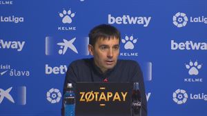 Garitano: ''El fútbol es efectividad y hoy la hemos tenido, por eso hemos ganado''