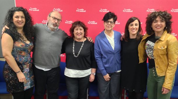 Kontxi Aragón, Cristina Oñate, Patricia Ibáñez y María Uranga, nos han acompañado esta mañana       