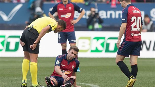 Lesión de Moncayola en el partido ante el Real Madrid (vía @CAOsasuna)