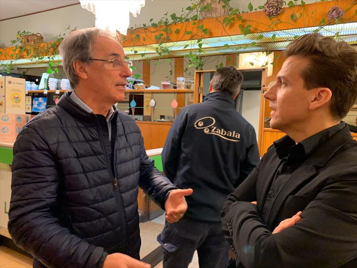 Bixo Gorriz, un histórico de la Real, con Dani Álvarez