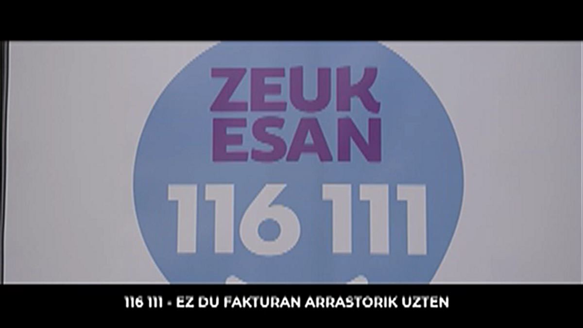 116 111 zenbakiak ez du fakturan arrastorik uzten