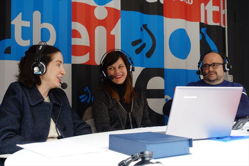 Elena Arzak, Miriam Duque e Iñigo Lejarza