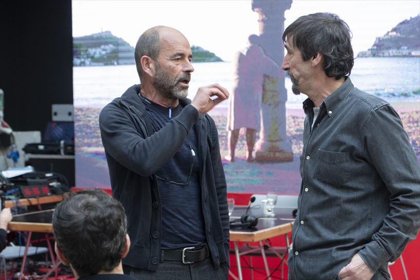 Joseba Apaolaza eta Juanjo Sanmiguel