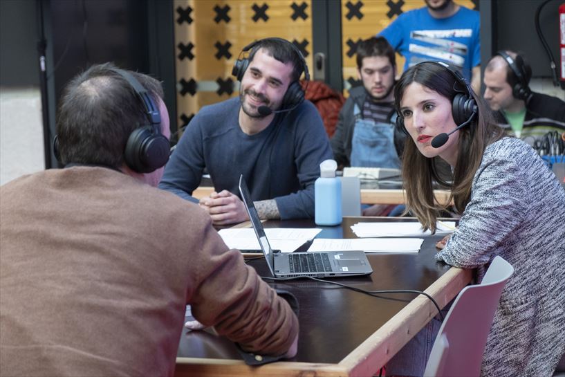 Anartz Zuazua, Olaia Urtiaga eta Patxi Rey