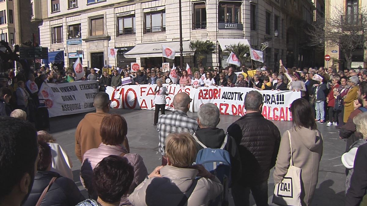 Imagen de la protesta contra los fondos buitre