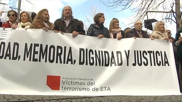 Acto de homenaje en Pamplona. 