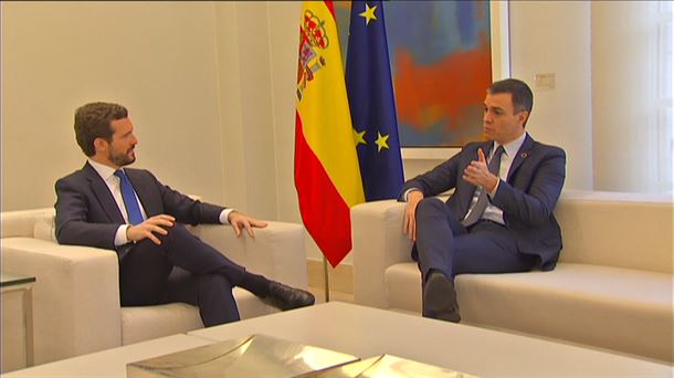 Casado eta Sanchez, artxiboko irudi batean. Argazkia: EiTB