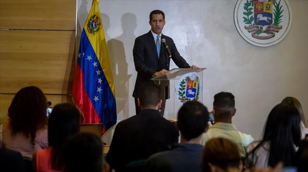 Juán Guaido, Venezuelako oposizioko kidea.